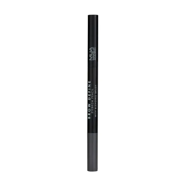 MUA Brow Define Eyebrow Pencil With Blending Brush Grey 1.5gr