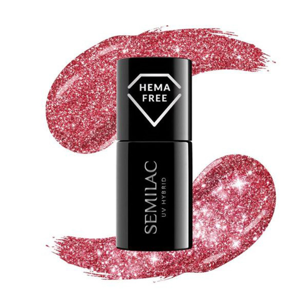 Semilac Uv Hybrid Hema Free 457 Glamorous Red 7ml