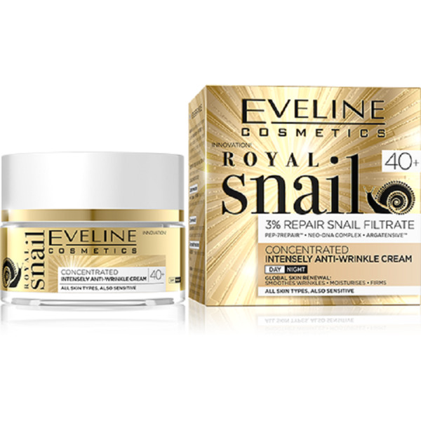 Eveline Royal Snail Concentrated Cream Actively Smoothing 40+ Day/Night 50ml