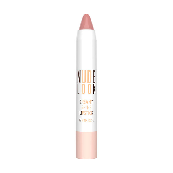 Golden Rose Nude Look Creamy Shine Lipstick # 02 Pink Rose 3,5gr