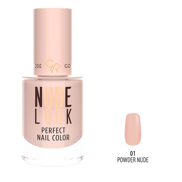Golden Rose Nude Look Perfect Nail Color # 01 Powder Nude 10,2ml