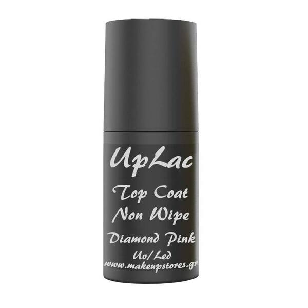 UpLac Top Coat Non Wipe Diamond Pink Uv/Led 6ml