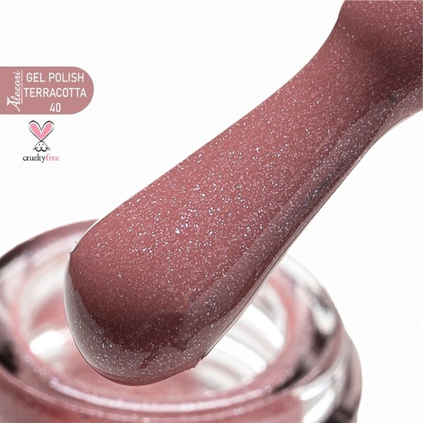 Alezori Gel Polish No 4032 15ml ΑΝΟΙΧΤΟ ΚΕΡΑΜΙΔΙ ΜΕ ΨΙΛΟ SHIMMER