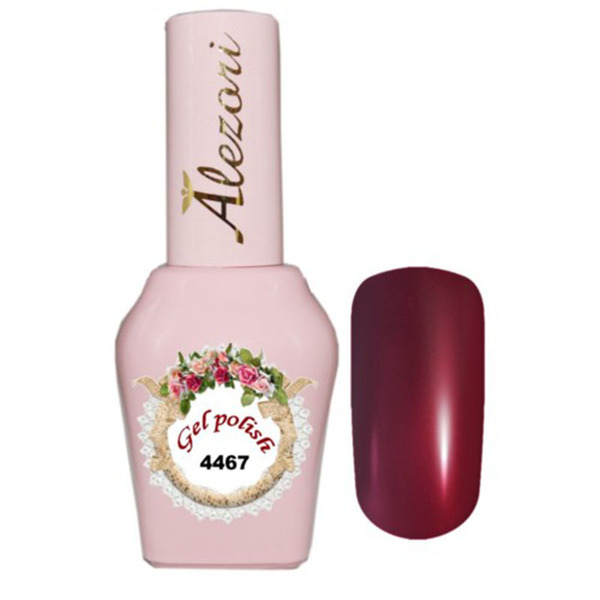 Alezori Gel Polish No 4467   15ml ΜΠΟΡΝΤΟ ΜΕ ΨΙΛΟ SHIMMER