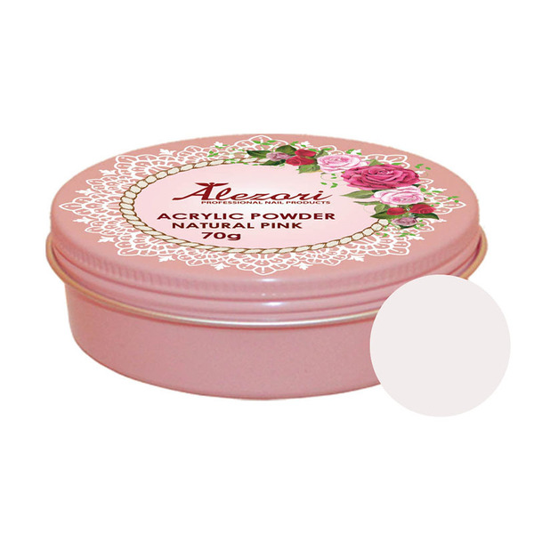 Alezori Acrylic Powder Natural Pink 70gr