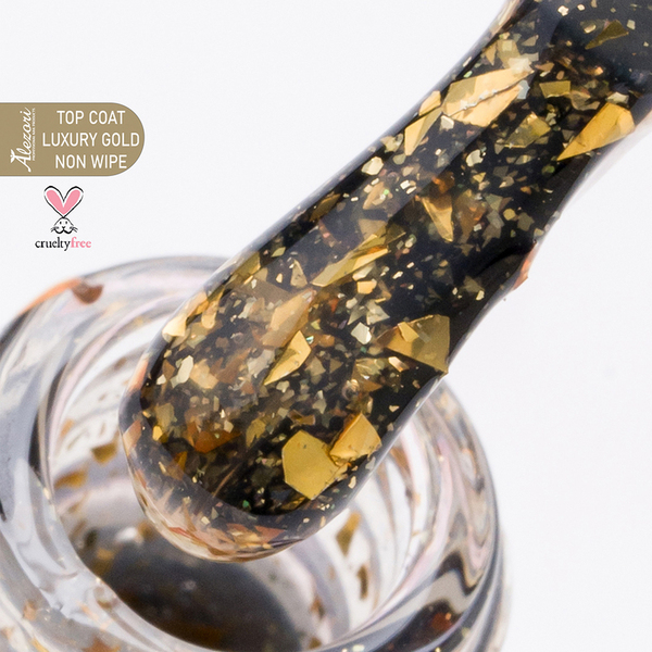 Alezori Top Coat Non Wipe Luxury Gold 15ml