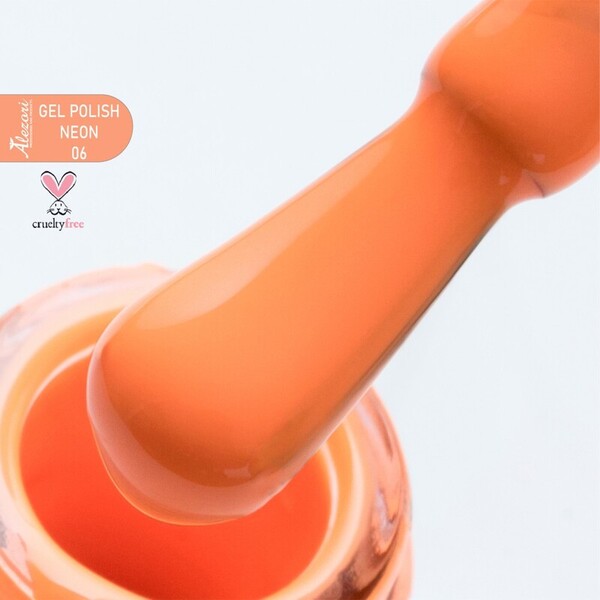 Alezori Gel Polish No 132   15ml NEON ORANGE