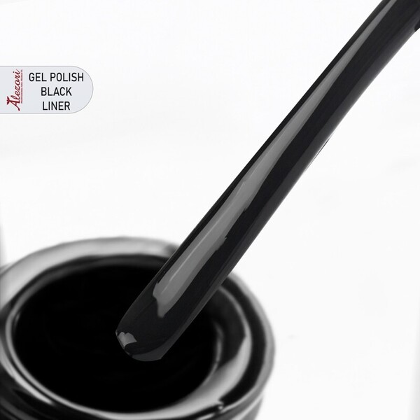 Alezori Gel Polish Black Liner   15ml