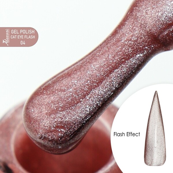 Alezori Gel Polish Cat Eye Flash 02\4    15ml