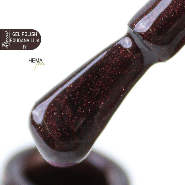 Alezori Gel Polish Bouqanvilia 19 Hema Free 15ml 