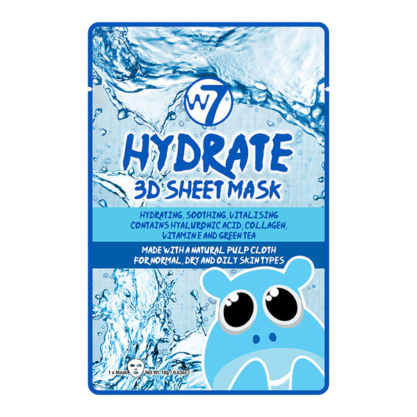 W7 Hydrate 3D Sheet Face Mask 18gr