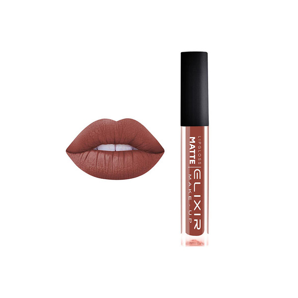 Elixir Liquid Lip Matte  # 404 Light Mahogany 5ml