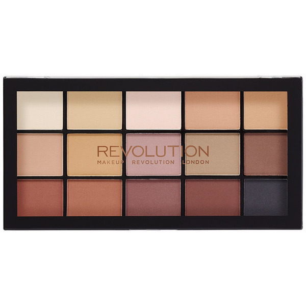 Makeup Revolution Re-Loaded Eyeshadow Palette # Basic Mattes 15x1,1gr