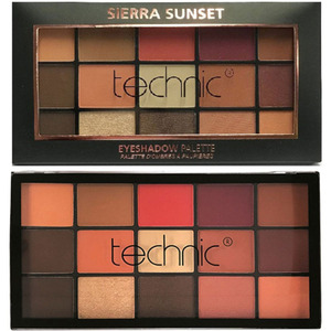 Technic 15 Eyeshadows Palette # Sierra Sunset 15x2gr
