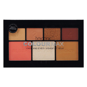 Technic Colour Max Face and Eyes Palette # 02 Party Starter 4x1,2gr 3x2,5gr