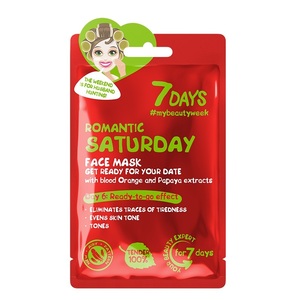 7DAYS Romantic Saturday Sheet Mask 28g