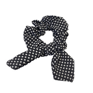 Hairutopia Σούρα Μαλλιών Φιόγκος Πουά Μαύρο