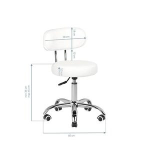 UpLac Pedicure Cosmetic Tattoo Stool White Α 007