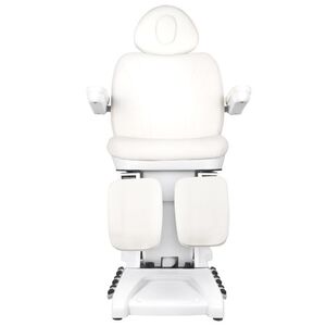 Azzurro Επαγγελματική Ηλεκτρική Καρέκλα Αισθητικής Πεντικιούρ 3 Μοτέρ Λευκή