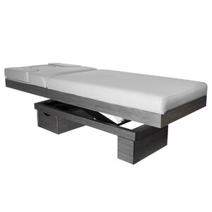 Azzurro Heated Spa Cosmetic Bed Wood 815B Glow Grey