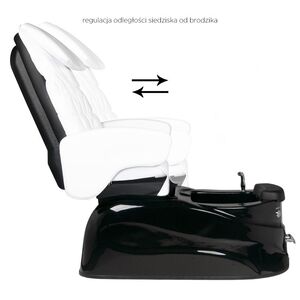 UpLac Spa Pedicure Electric Armchair + Massage Function White Black