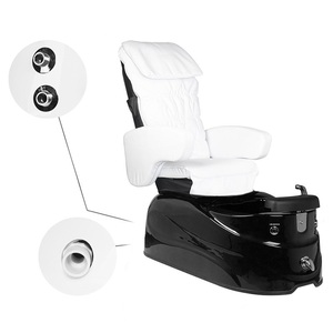 UpLac Spa Pedicure Electric Armchair + Massage Function White Black