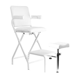 UpLac Πτυσσόμενη Καρέκλα Pedicure + Βοηθός P611 Λευκή