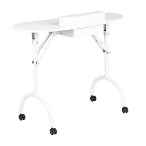 UpLac Folding Manicure Cosmetic Desk Wth Drawer And Bag