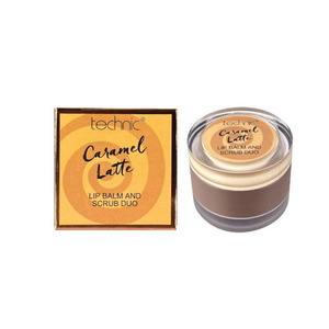 Technic lip Balm and Scrub Duo Caramel Latte (Balm:2.8gr scrub:3.2gr)