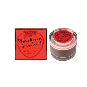 Technic lip Balm and Scrub Duo Strawberry Sundae (Balm:2.8gr scrub:3.2gr)