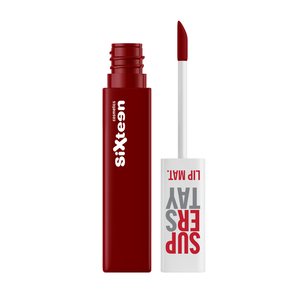 Sixteen Super Stay Lip Mat. Κραγιόν # 102 – Love Red 4.5ml