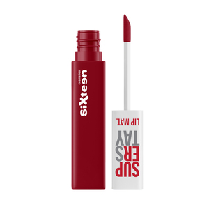 Sixteen Super Stay Lip Mat. Κραγιόν # 106 – Valentine Red 4.5ml