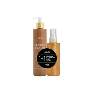 Grigi Set Sparkle Bronze B/L 250ml + Sparkle Hair & Body Mist Gold Bronze 100ml