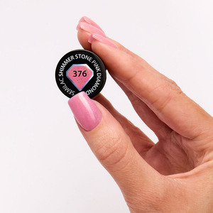 Semilac Ημιμόνιμο Βερνίκι Hema Free 376 Shimmer Stone Pink Diamond 7ml