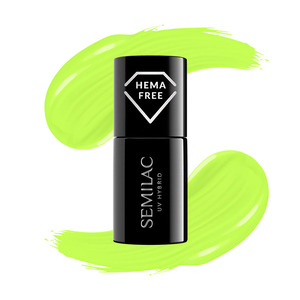 Semilac Uv Hybrid Hema Free 440 Energetic Lime 7ml