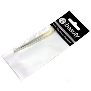 CS Beauty Gold Tip Slant Tweezer