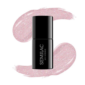Semilac Uv Hybrid 805 Extend 5in1 Glitter Dirty Nude Rose 7ml