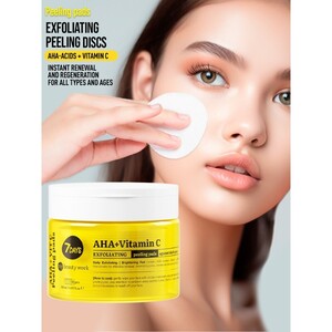 7DAYS Exfoliating Peeling Pads AHA+VITAMIN C 50pcs