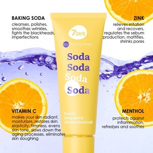 7DAYS MB Soda Facial Deep Pore Cleanse Scrub 80ml