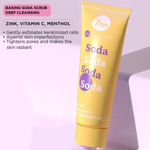 7DAYS MB Soda Facial Deep Pore Cleanse Scrub 80ml