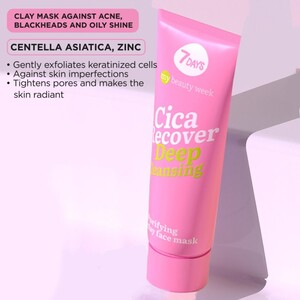 7DAYS MB Cica Recover Purifying Clay Face Mask 80ml