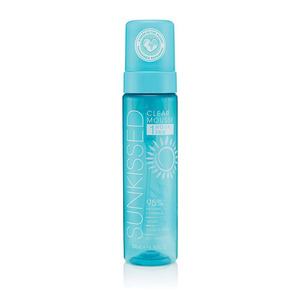 Sunkissed Clear Mousse 1 Hour Tan 95% Natural Ingredients 200ml