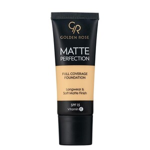 Golden Rose Matte Perfection Foundation Warm W2 spf15   35ml