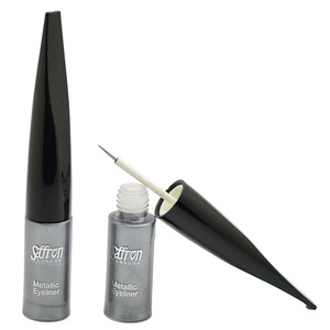 Saffron Metallic Liquid Eyeliner # 01 Silver 10gr