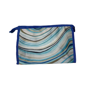 A2S Cosmetic Bag Sea Wavy Blue 25 cm