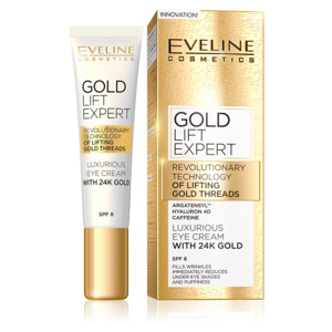 Eveline Lift Expert Luxurious Eye Cream with 24K Gold SPF8 15ml