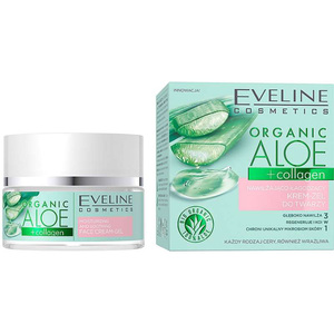 Eveline Eveline Organic Aloe + Collagen Face Cream Gel 50ml