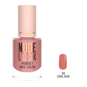 Golden Rose Nude Look Perfect Nail Color # 04 Coral Nude 10,2ml
