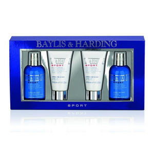 Baylis & Harding Men's Citrus Lime Body Wash 2x100ml and Mint Sport Shower Gell 2x50ml