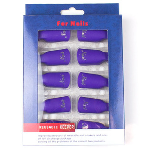 UpLac Gel Nail Polish Remover Clips Assorted Colours